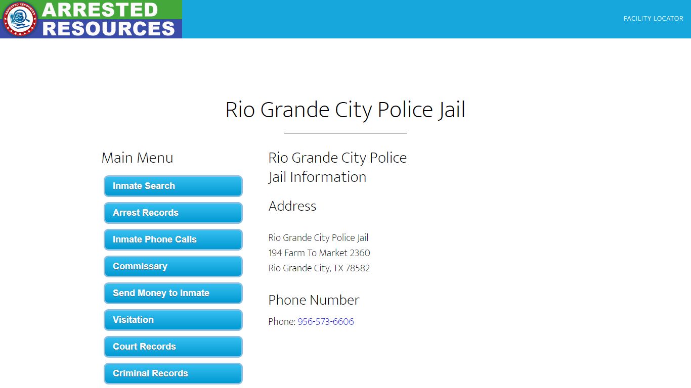 Rio Grande City Police Jail - Inmate Search - Rio Grande City, TX